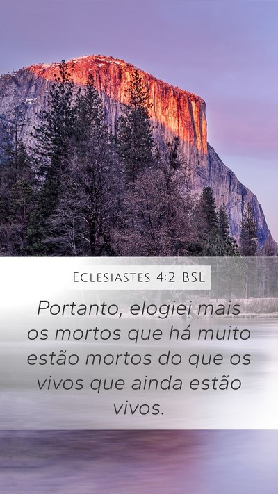 Eclesiastes 4:2 BSL Bible Verse Image