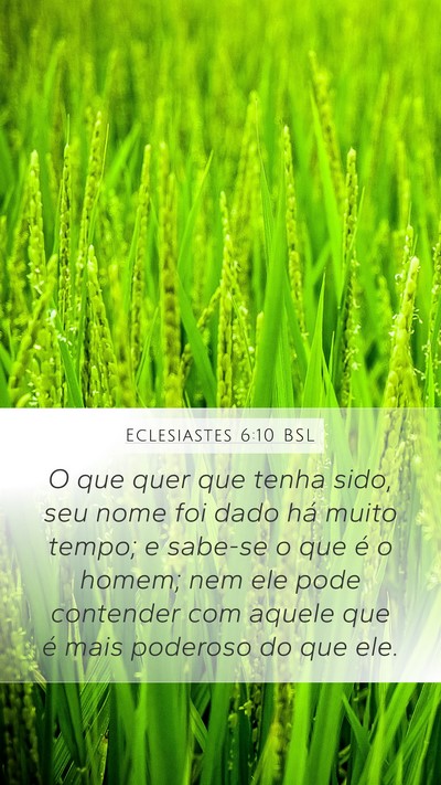 Eclesiastes 6:10 BSL Bible Verse Image