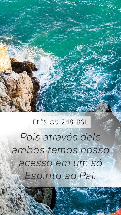 Efésios 2:18 BSL Bible Verse Image
