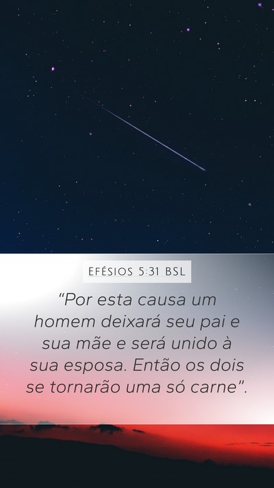Efésios 5:31 BSL Bible Verse Image