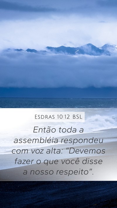 Esdras 10:12 BSL Bible Verse Image