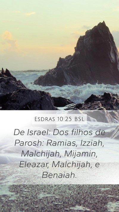 Esdras 10:25 BSL Bible Verse Image