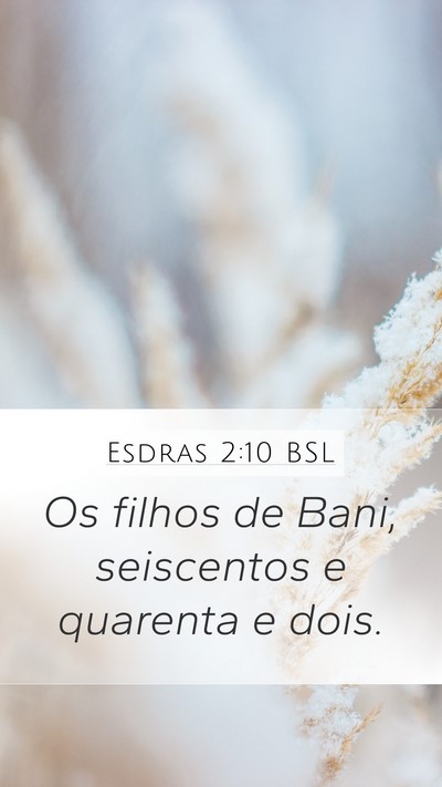 Esdras 2:10 BSL Bible Verse Image