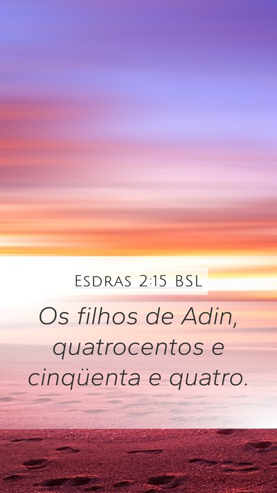 Esdras 2:15 BSL Bible Verse Image