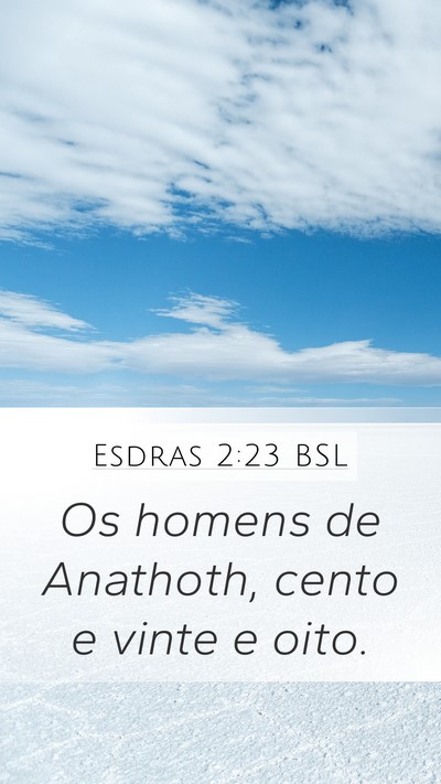 Esdras 2:23 BSL Bible Verse Image