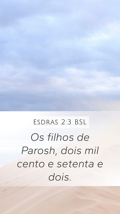 Esdras 2:3 BSL Bible Verse Image