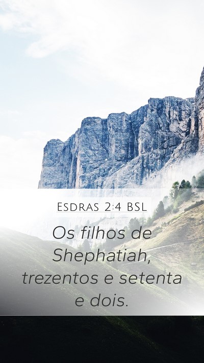 Esdras 2:4 BSL Bible Verse Image