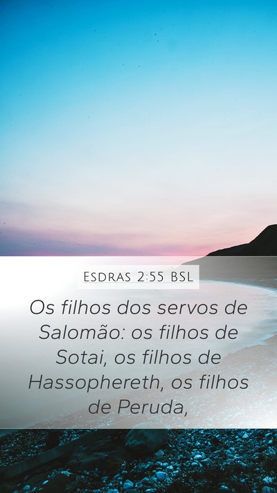 Esdras 2:55 BSL Bible Verse Image