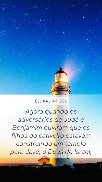 Esdras 4:1 BSL Bible Verse Image