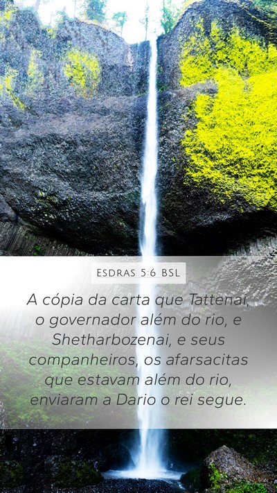 Esdras 5:6 BSL Bible Verse Image