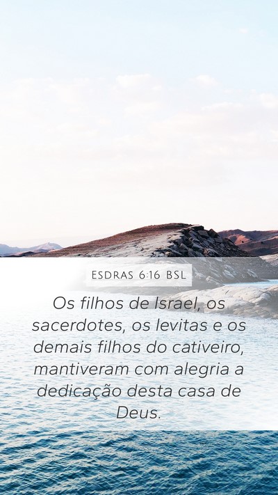 Esdras 6:16 BSL Bible Verse Image