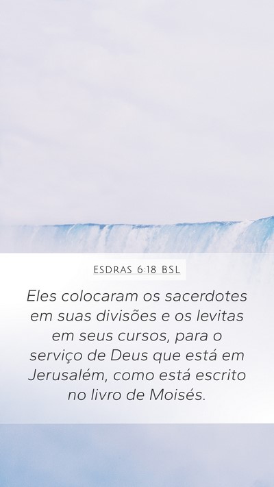 Esdras 6:18 BSL Bible Verse Image