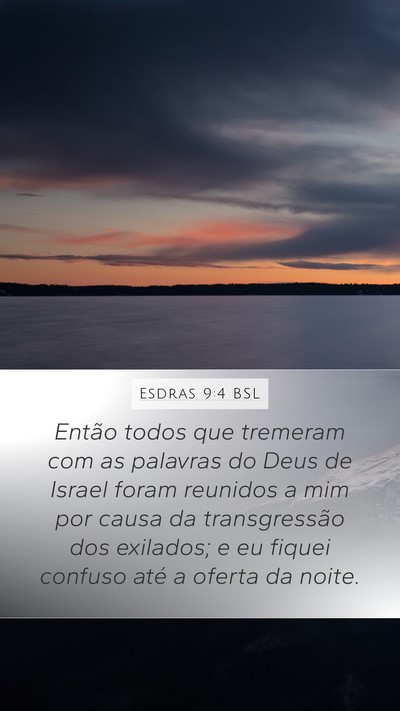 Esdras 9:4 BSL Bible Verse Image