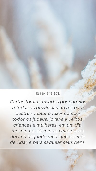 Ester 3:13 BSL Bible Verse Image