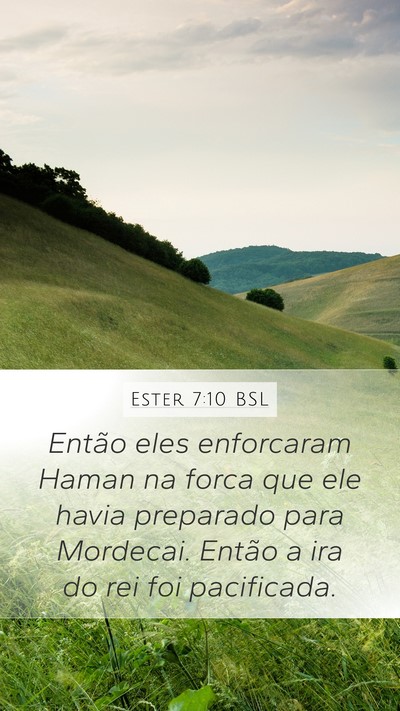 Ester 7:10 BSL Bible Verse Image
