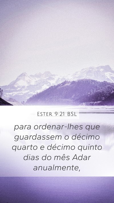 Ester 9:21 BSL Bible Verse Image
