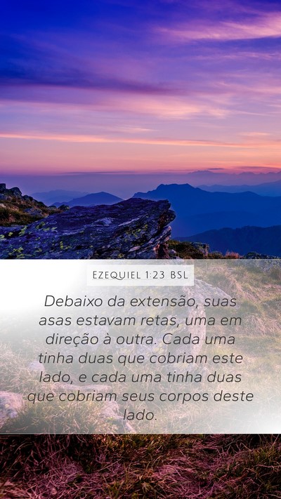 Ezequiel 1:23 BSL Bible Verse Image