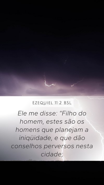 Ezequiel 11:2 BSL Bible Verse Image