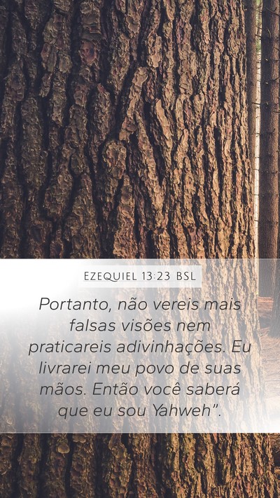 Ezequiel 13:23 BSL Bible Verse Image