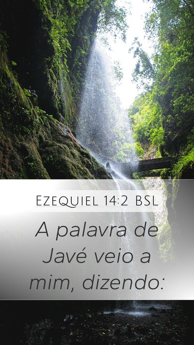 Ezequiel 14:2 BSL Bible Verse Image