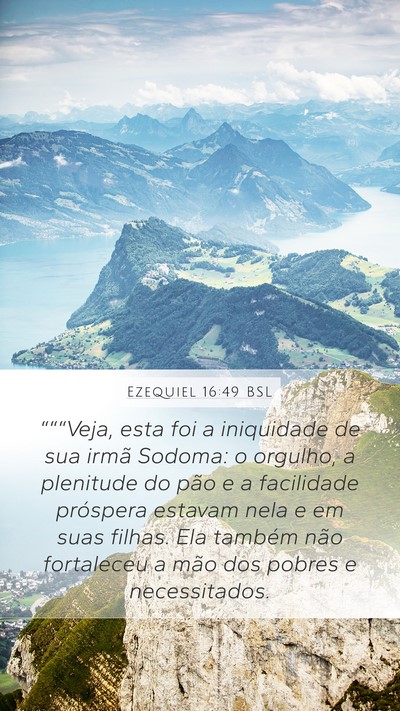 Ezequiel 16:49 BSL Bible Verse Image