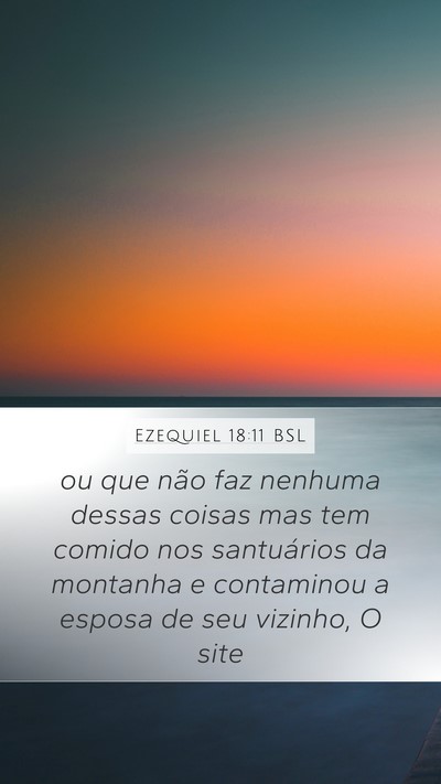 Ezequiel 18:11 BSL Bible Verse Image