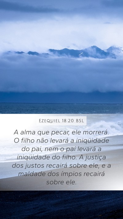 Ezequiel 18:20 BSL Bible Verse Image