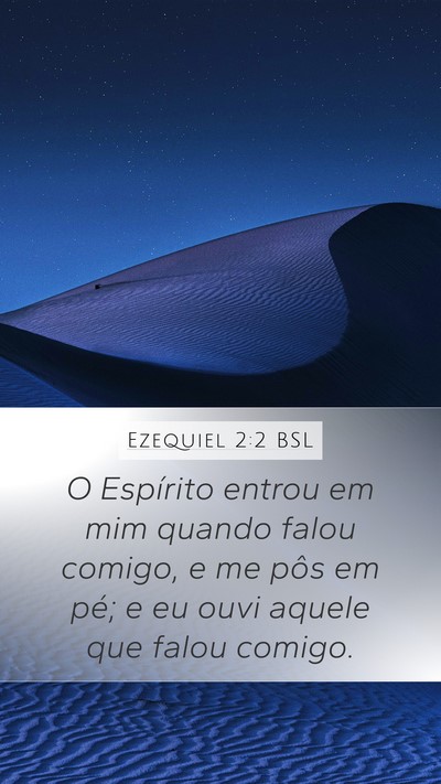 Ezequiel 2:2 BSL Bible Verse Image