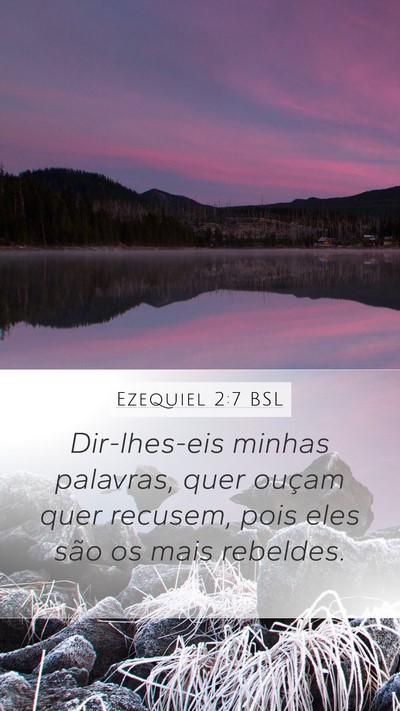 Ezequiel 2:7 BSL Bible Verse Image