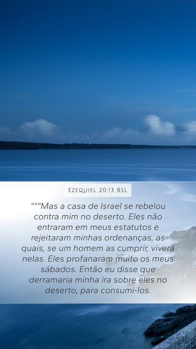 Ezequiel 20:13 BSL Bible Verse Image