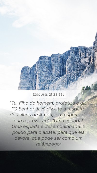 Ezequiel 21:28 BSL Bible Verse Image