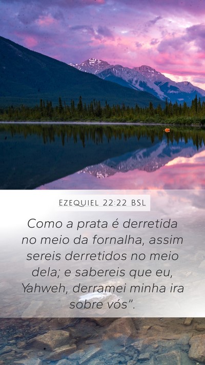 Ezequiel 22:22 BSL Bible Verse Image
