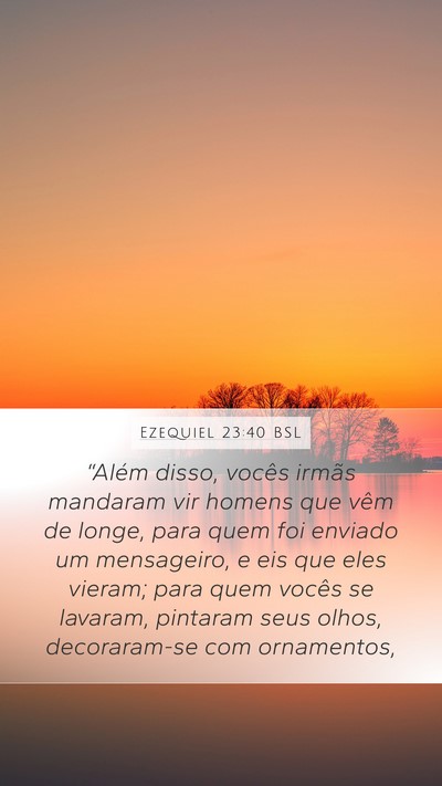 Ezequiel 23:40 BSL Bible Verse Image