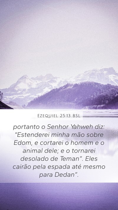 Ezequiel 25:13 BSL Bible Verse Image