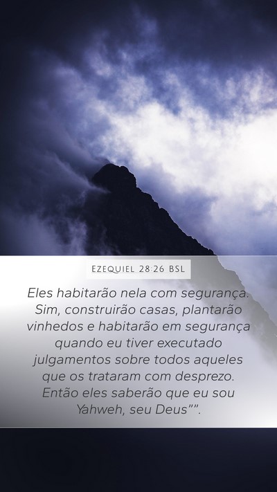 Ezequiel 28:26 BSL Bible Verse Image