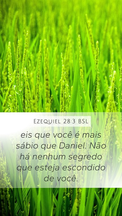 Ezequiel 28:3 BSL Bible Verse Image