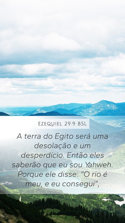 Ezequiel 29:9 BSL Bible Verse Image