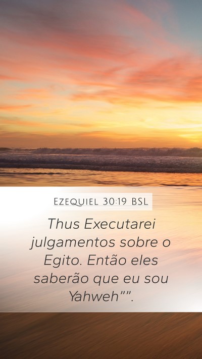 Ezequiel 30:19 BSL Bible Verse Image