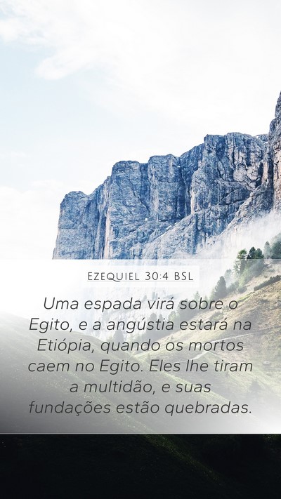 Ezequiel 30:4 BSL Bible Verse Image