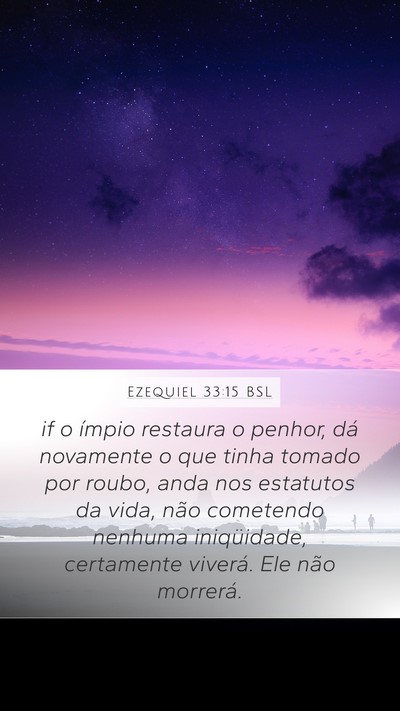 Ezequiel 33:15 BSL Bible Verse Image
