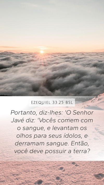 Ezequiel 33:25 BSL Bible Verse Image