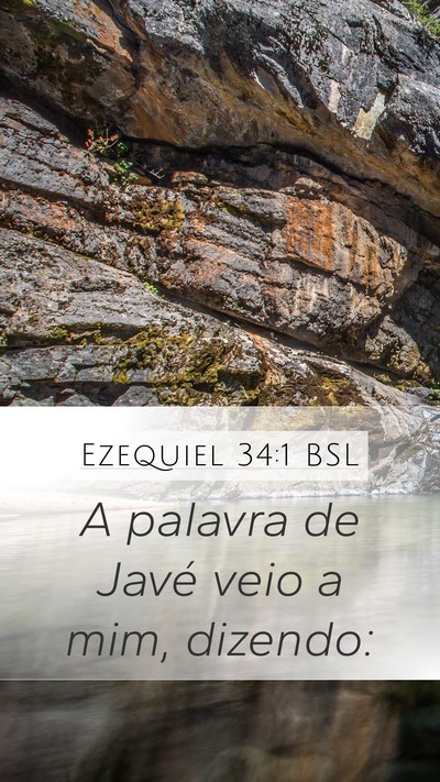 Ezequiel 34:1 BSL Bible Verse Image