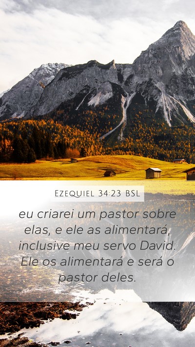 Ezequiel 34:23 BSL Bible Verse Image