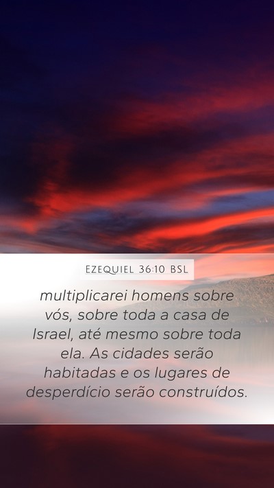 Ezequiel 36:10 BSL Bible Verse Image