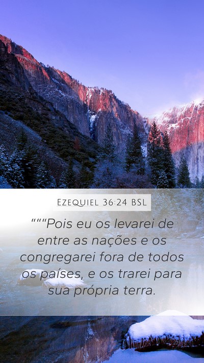 Ezequiel 36:24 BSL Bible Verse Image
