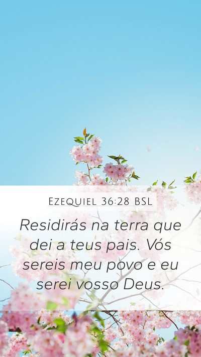 Ezequiel 36:28 BSL Bible Verse Image