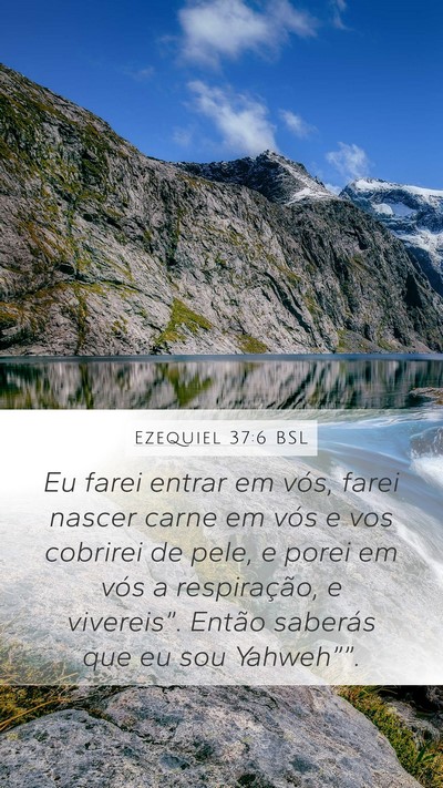 Ezequiel 37:6 BSL Bible Verse Image