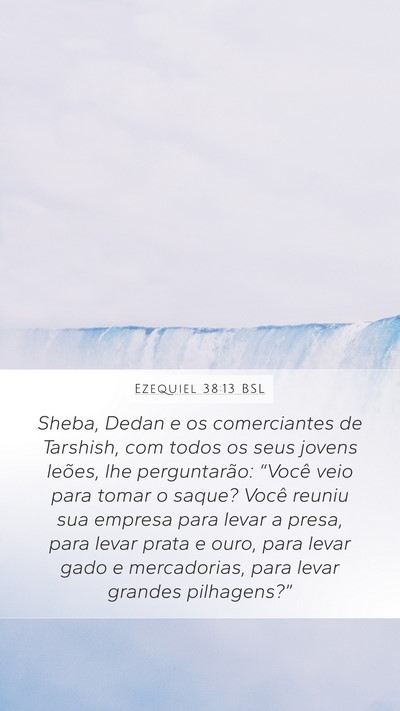 Ezequiel 38:13 BSL Bible Verse Image