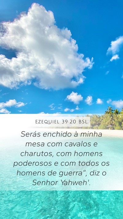 Ezequiel 39:20 BSL Bible Verse Image