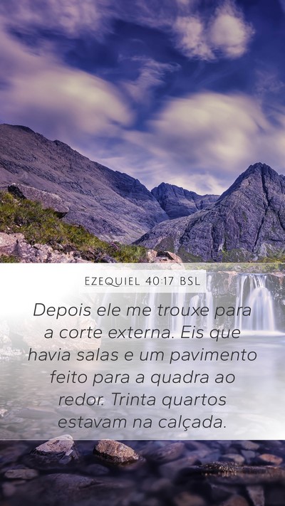 Ezequiel 40:17 BSL Bible Verse Image